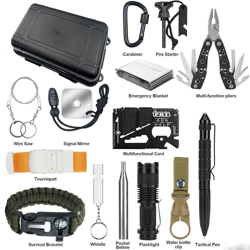 Fishing Kit Compact - Hongrui DIY Compacte Draagbare Stootvaste Overlevingsuitrusting