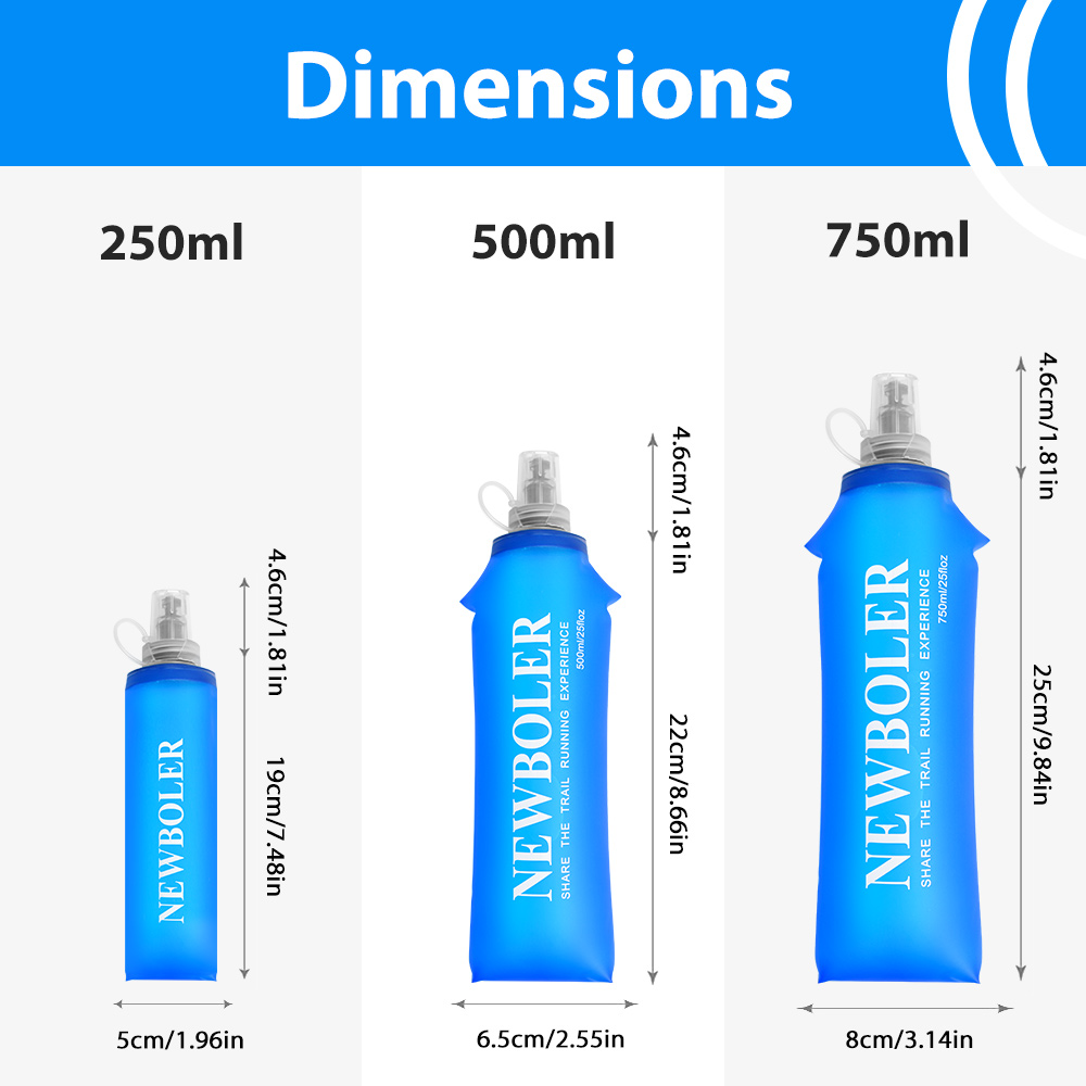 750 ml waterfles TPU opvouwbar - Water Bag Collapsible recensie en prijs