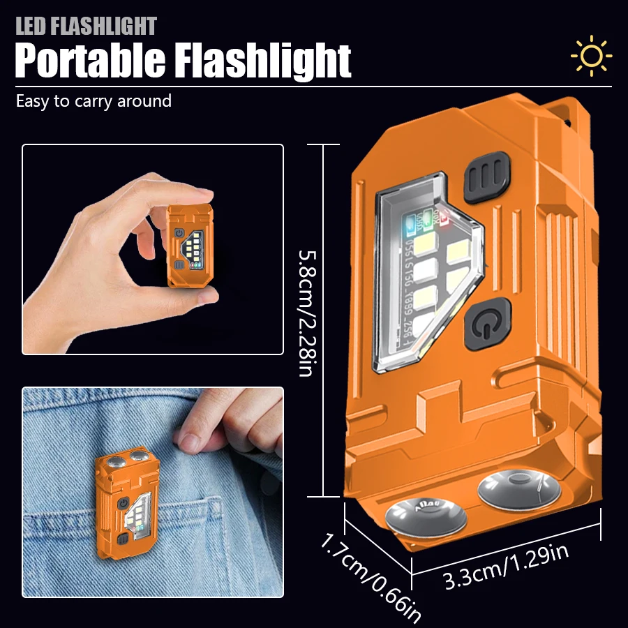 Mini sleutelhanger EDC zaklamp - Fishing Kit Compact recensie en prijs