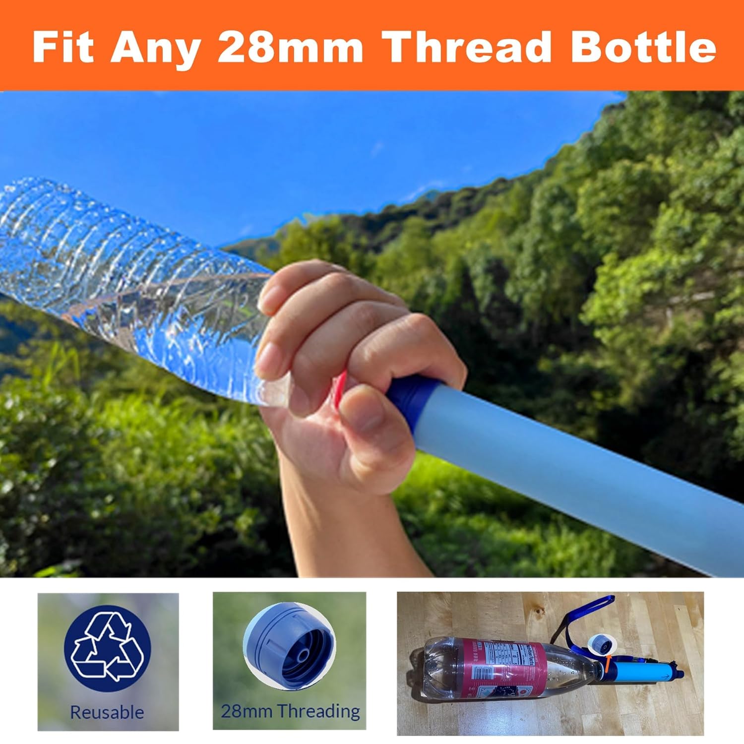 Persoonlijk waterfilterstro Ou - Water Purification Straw recensie en prijs