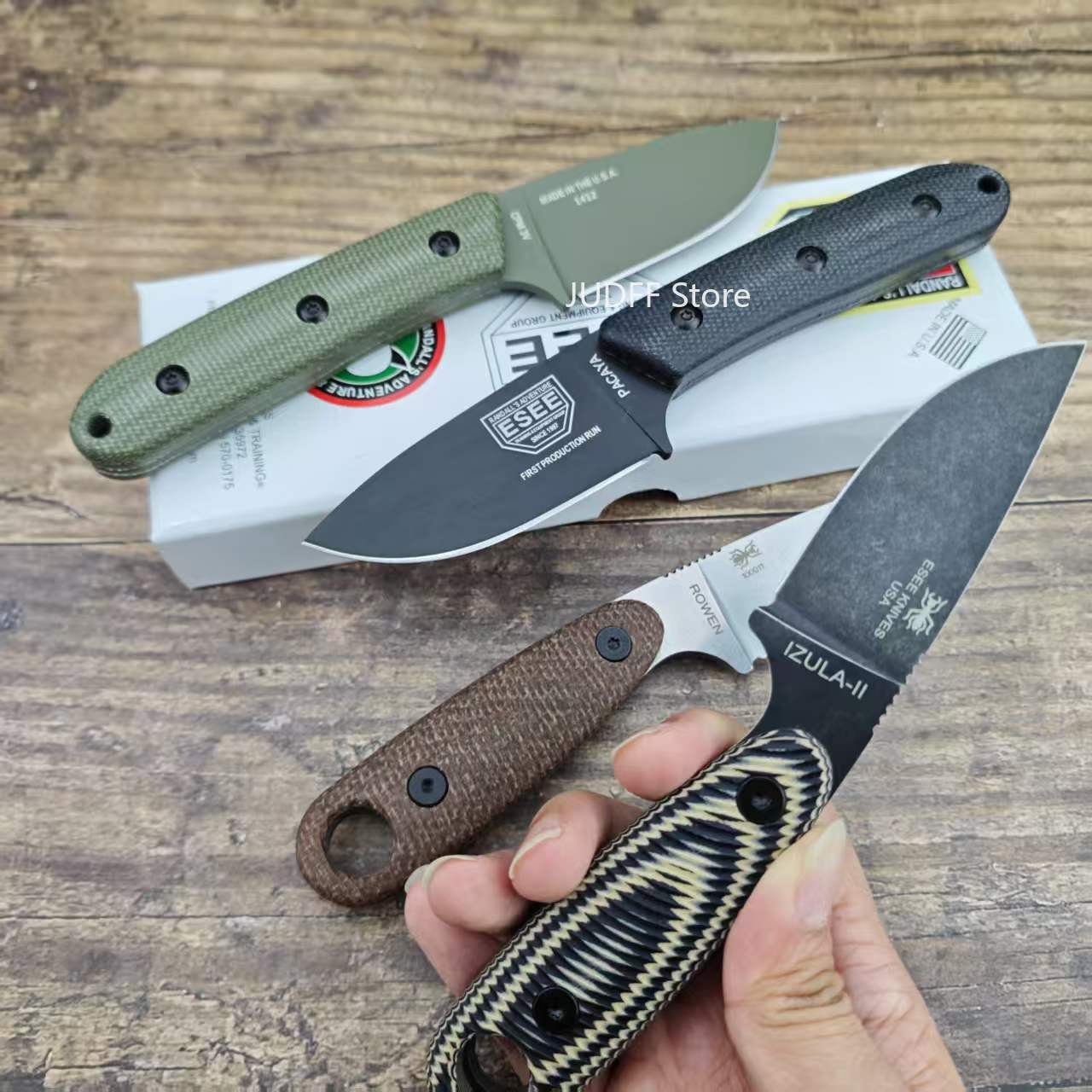 ESEE IZULA/ PACAYA Outdoor vas - Bushcraft Knife Fixed recensie en prijs