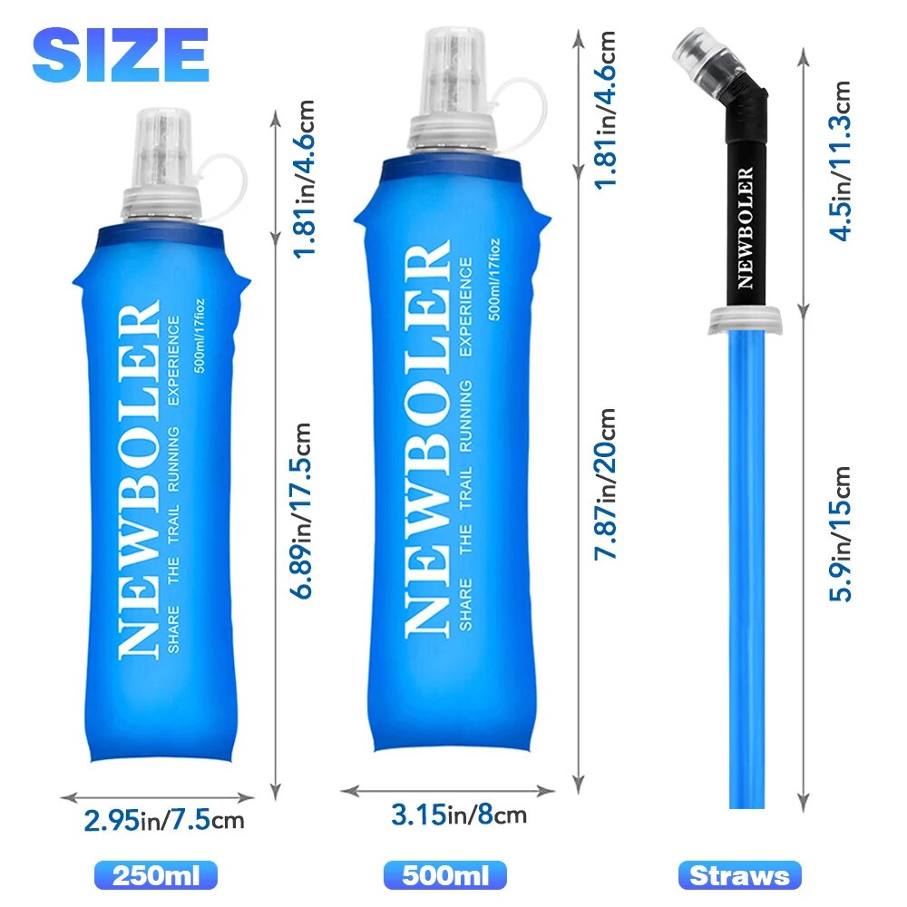 NEWBOLER 250ml 500ml Waterfles - Water Bag Collapsible recensie en prijs